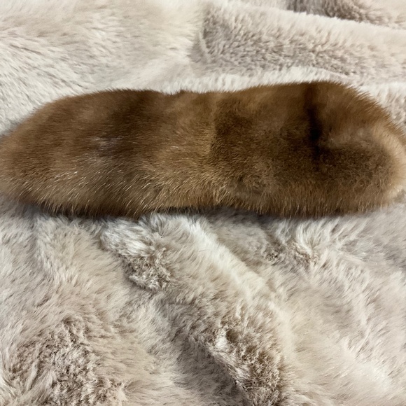 **Vintage Genuine Mink Clutch Handbag** - Picture 3 of 4